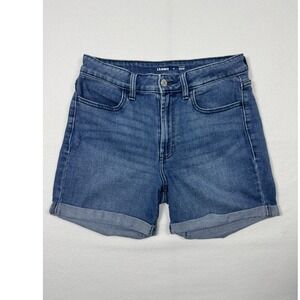 Classic Old Navy High-Rise WOW Denim Shorts Women 4‎ Medium Wash Blue